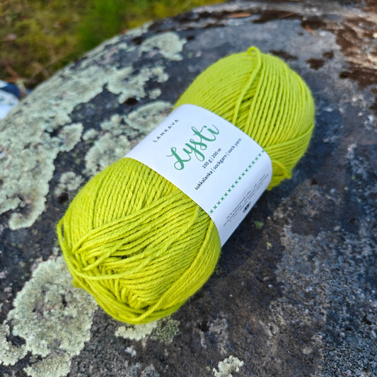 Lankava Lysti -sukkalanka, Pistaasi, 862