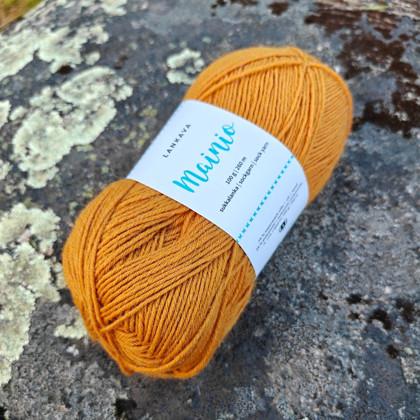 Lankava Mainio -sukkalanka, Curry, 665, 100g