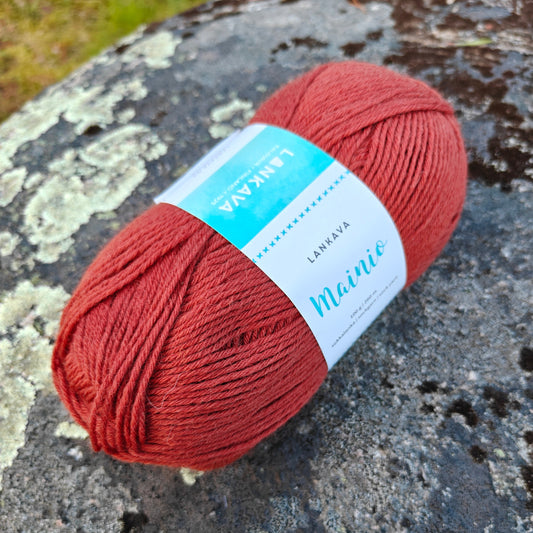 Lankava Mainio -sukkalanka, Kaneli, 667, 100g