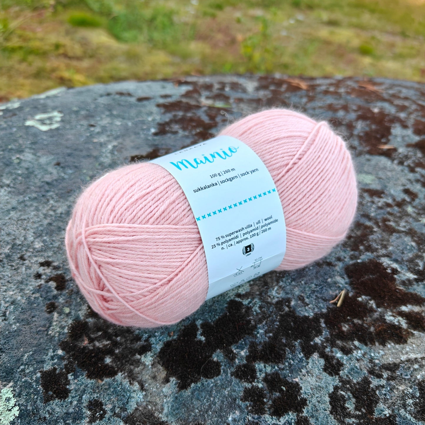 Lankava Mainio -sukkalanka, Aavikkoruusu, 672, 100g