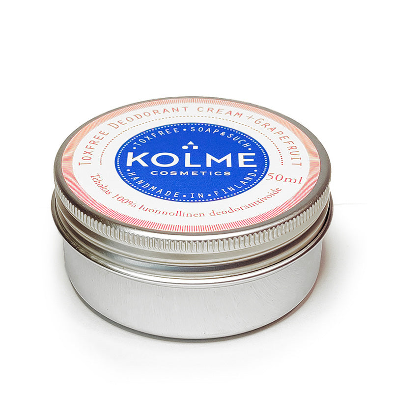 Kolme Cosmetics Toxfree Deodoranttivoide + Greippiöljy, 50ml