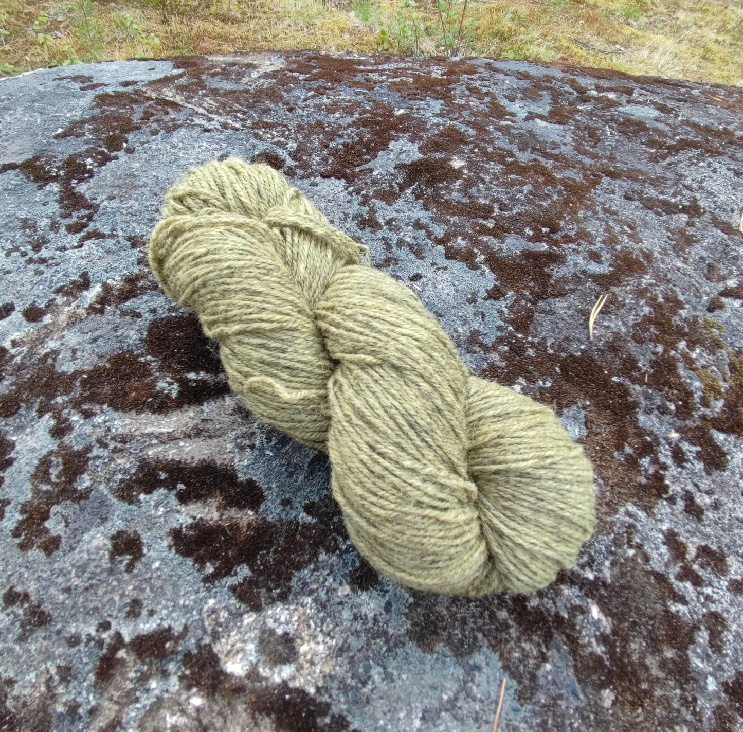 Unnaslahden lammastilan NORKKO Karstalanka, luonnonväreillä värjätyt, Havu, 100g