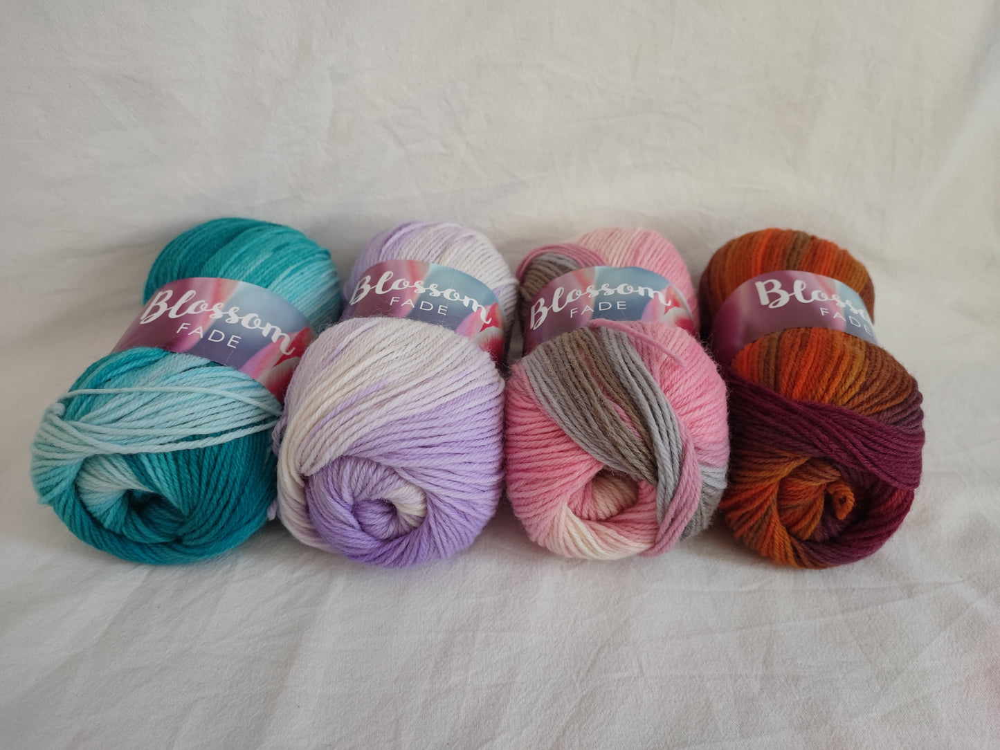 Blossom Fade -sukkalanka, Vaaleanpuna-ruskea, 34, 100g