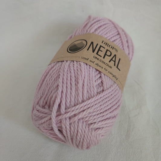 ENNAKKOTILATTAVISSA Drops Nepal -villalanka, Hillitty roosa, 3112