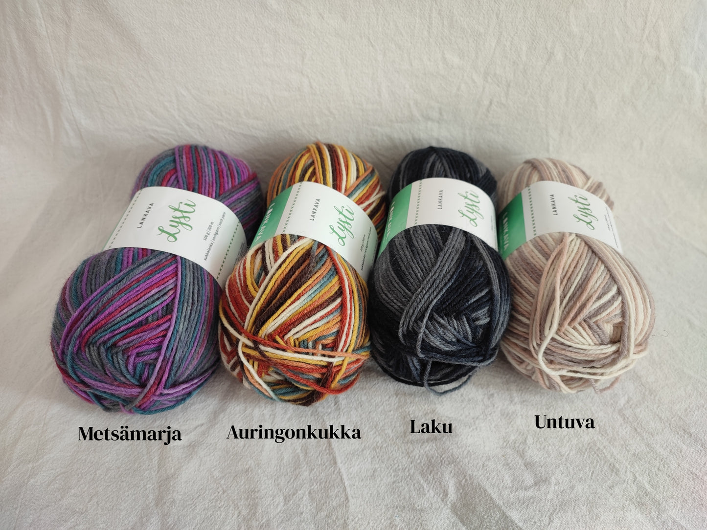 Lankava Lysti -sukkalanka, Laku, 6223, 100g