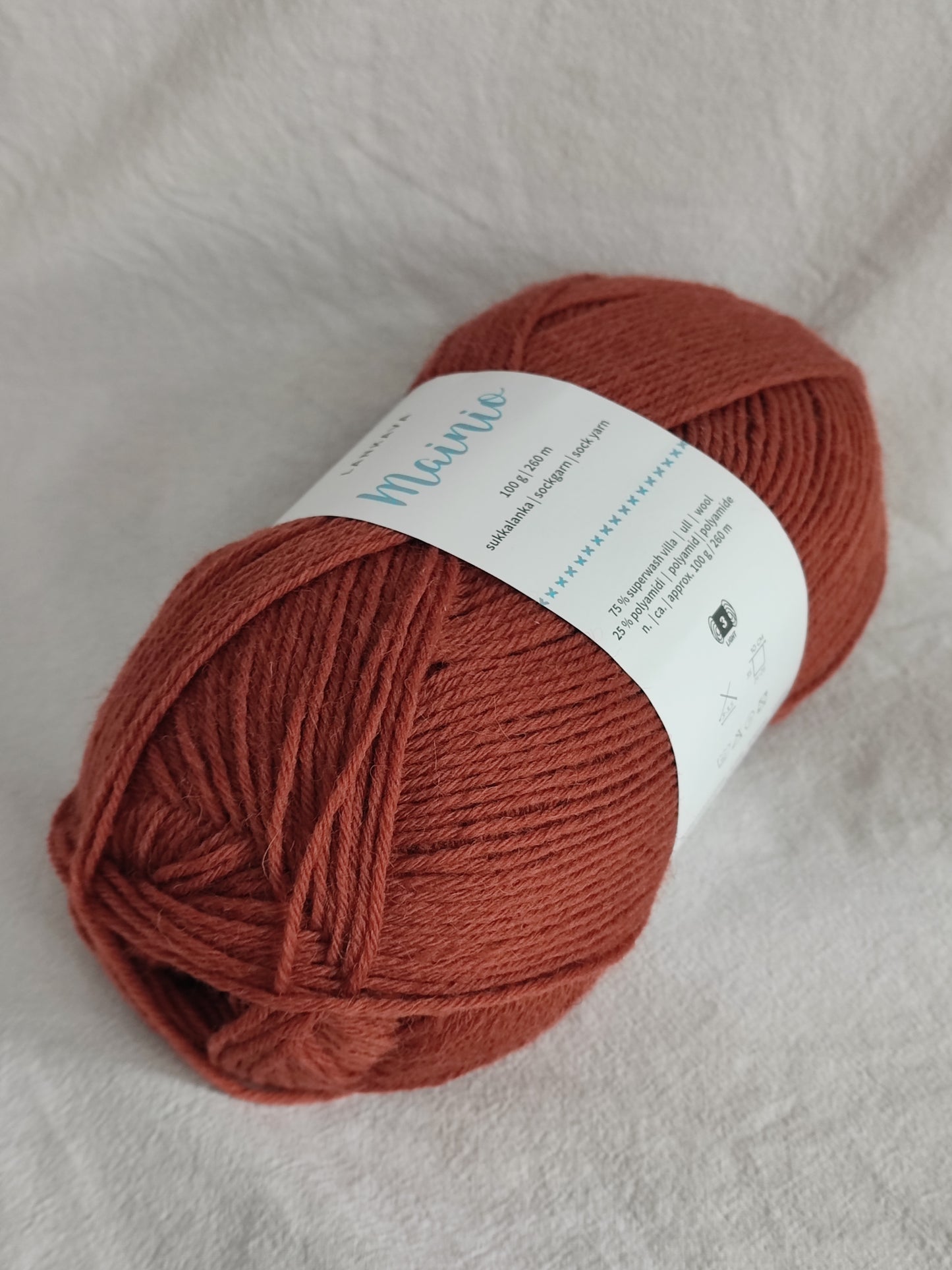 Lankava Mainio -sukkalanka, Kaneli, 667, 100g