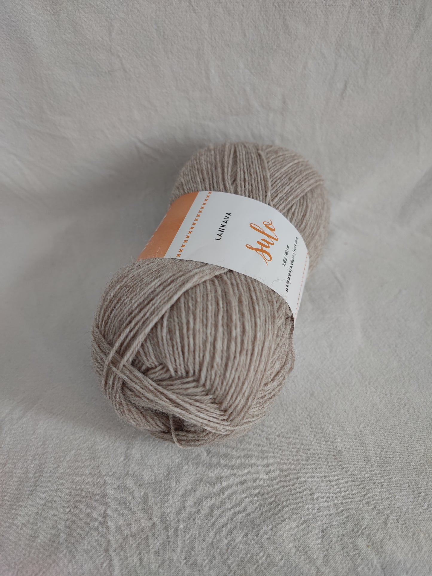 Lankava Sulo -sukkalanka, Greige, 470, 100g