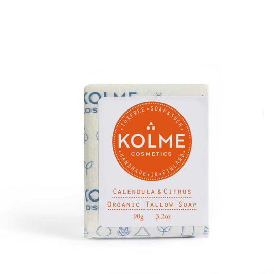 Kolme Cosmetics Luomu Talisaippua Kehäkukka & Sitrus