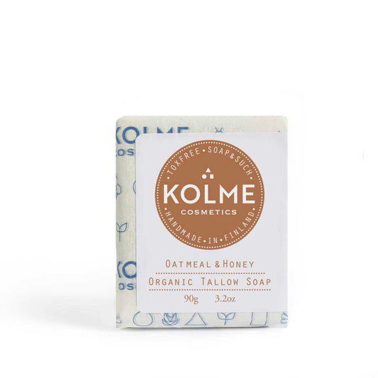 Kolme Cosmetics Luomu Talisaippua Kaura & Hunaja