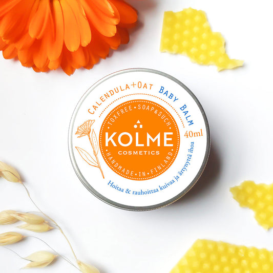 Kolme Cosmetics Baby Balm Kehäkukka + Kaura, 40 ml