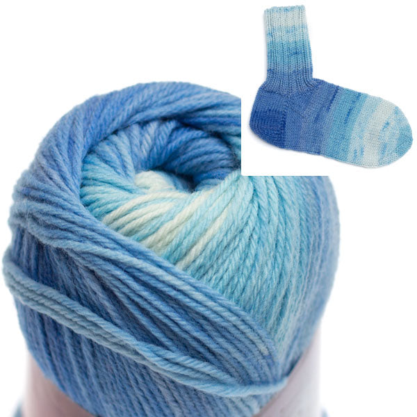 Blossom Fade -sukkalanka, Sininen, 38, 100g