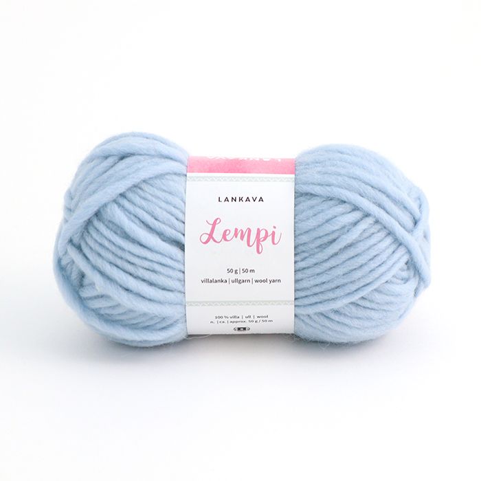 Lankava Lempi -villalanka, vaaleansininen, 106