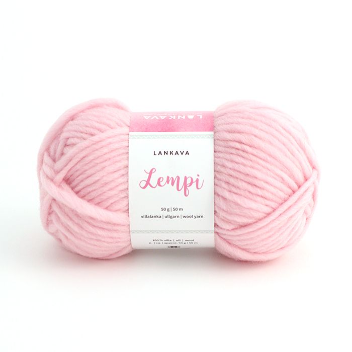 Lankava Lempi -villalanka, vaaleanpunainen, 108