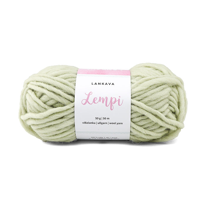 Lankava Lempi -villalanka, vaaleanvihreä, 111