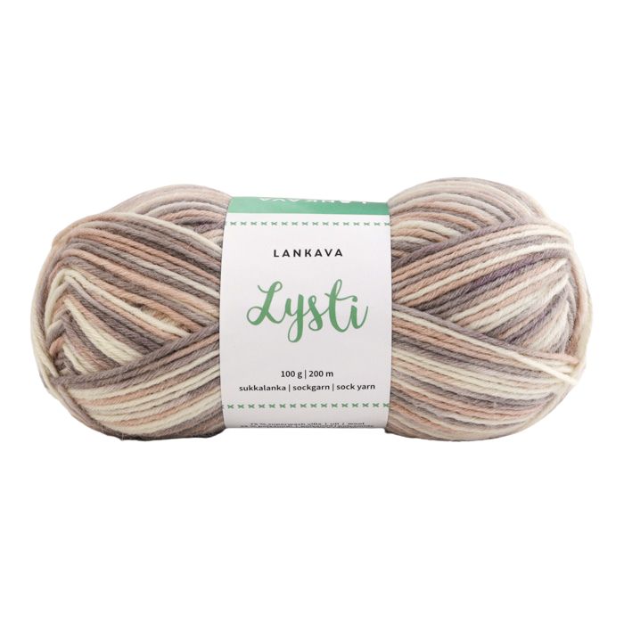 Lankava Lysti -sukkalanka, Untuva, 6009, 100g