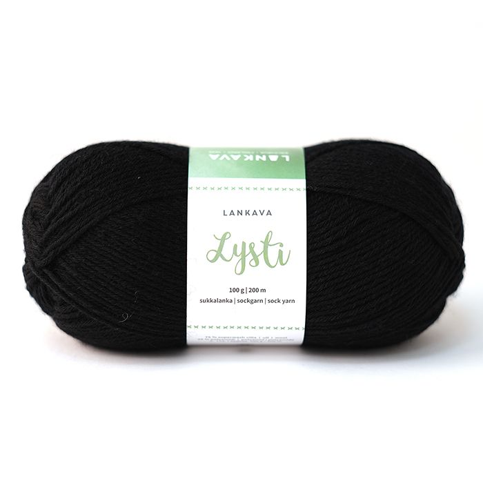 Lankava Lysti -sukkalanka, Salmiakki, 855