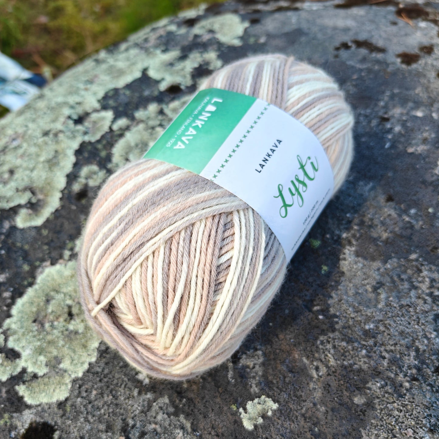 Lankava Lysti -sukkalanka, Untuva, 6009, 100g