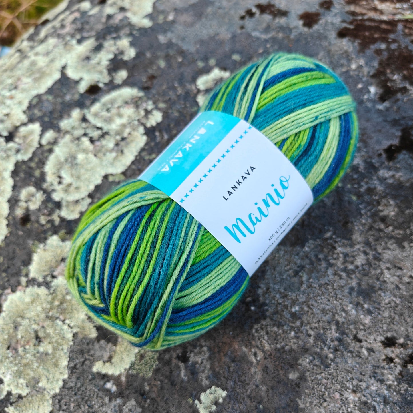 Lankava Mainio -sukkalanka, Sinikello, 5023, 500g