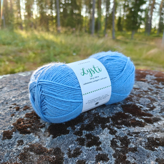 Lankavan Lysti -sukkalanka, Kesätaivas, 857, 100g