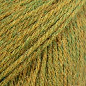 DROPS Alpaca mix, Kellanvihreä, 7233