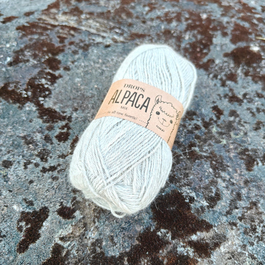 DROPS Alpaca mix, Helmiäisharmaa, 9020