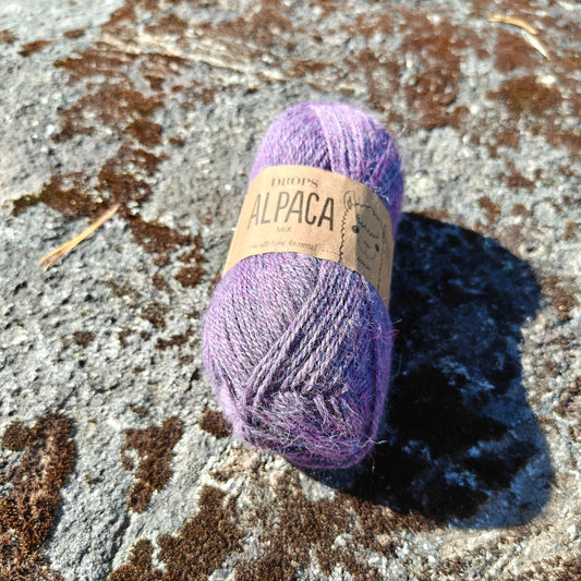 ENNAKKOTILATTAVISSA DROPS Alpaca Mix, Ametisti, 4434