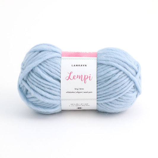 Lankava Lempi -villalanka, vaaleansininen, 106
