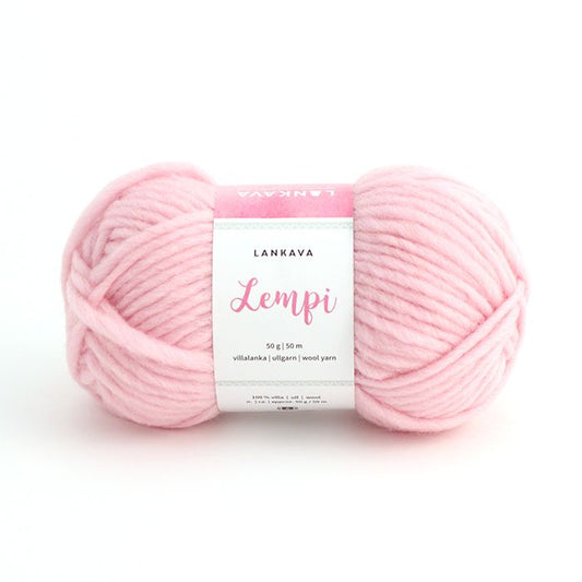 Lankava Lempi -villalanka, vaaleanpunainen, 108