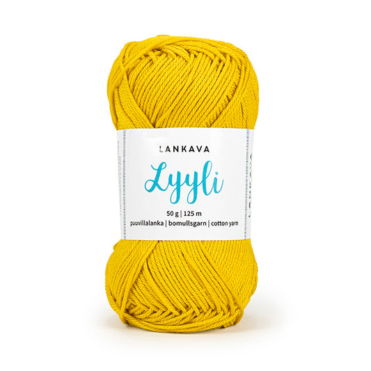 Lankava Lyyli -puuvillalanka, pietaryrtti, 821